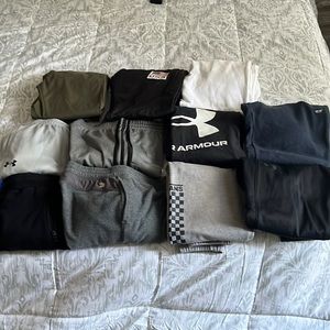 Boys sweatpants ranging from size 10-12 up to size 12 -14
